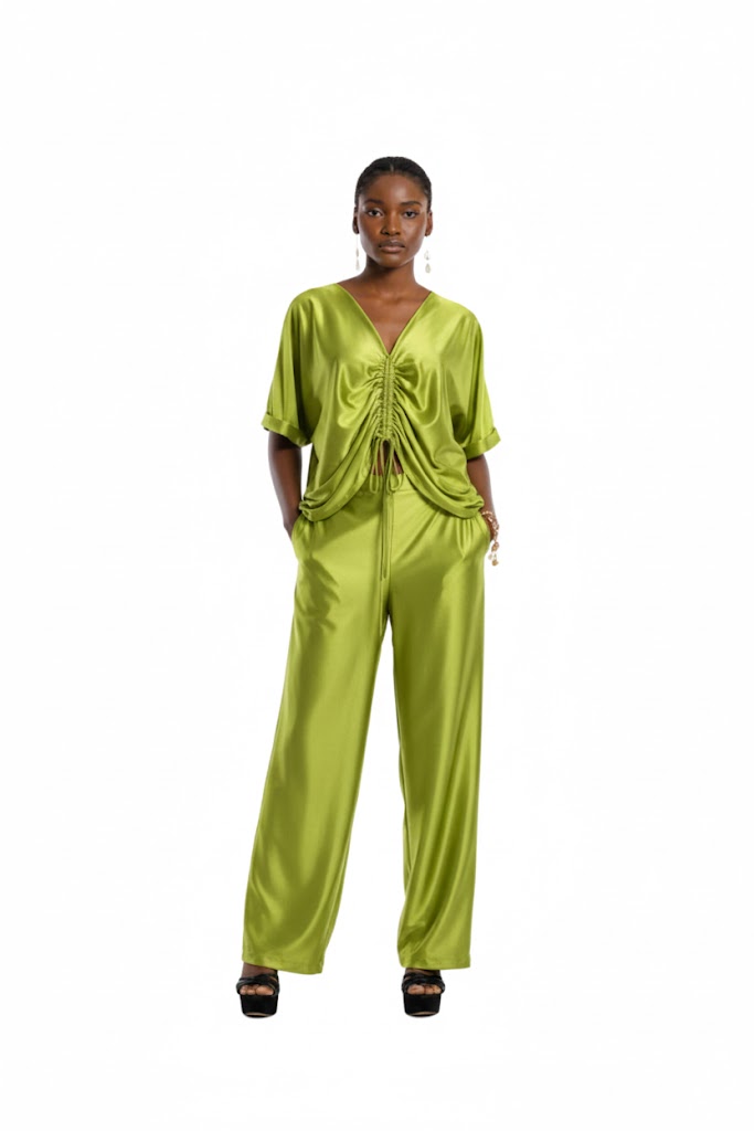 OASIS SATIN PANT SET
